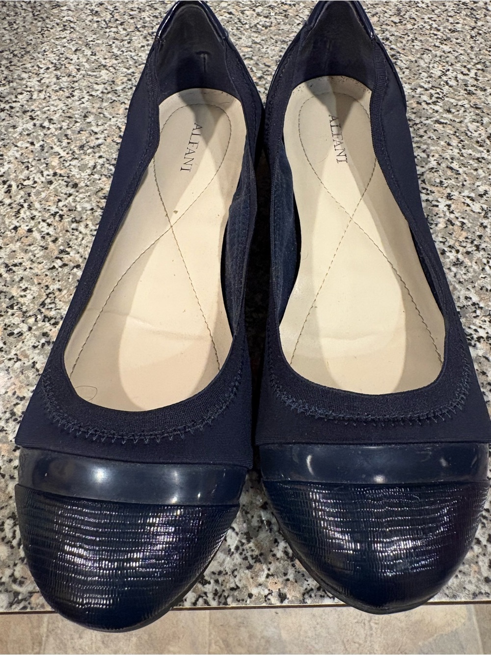 Navy Women's Ballet Flats